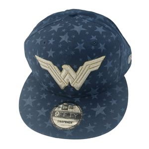 New Era 9FIFTY Wonder Woman blue with stars snapback hat